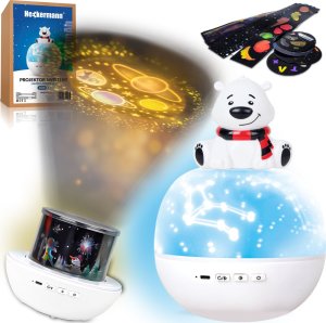 Heckermann Projektor gwiazd LED Heckermann 168K-S Miś 1