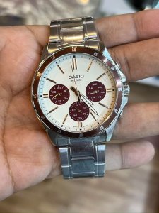 Zegarek Casio ZEGAREK MĘSKI CASIO MTP-1374D-5A2 (zd063g) + BOX 4