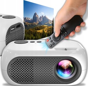 Projektor Heckermann Projektor rzutnik LED przenośny Heckermann M24 12