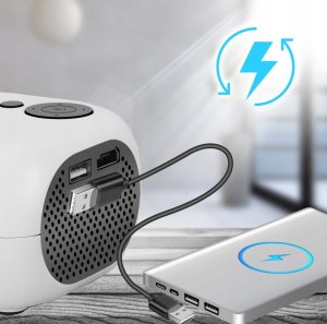 Projektor Heckermann Projektor rzutnik LED przenośny Heckermann M24 14