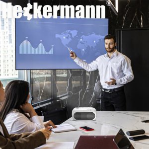 Projektor Heckermann Projektor rzutnik LED przenośny Heckermann M24 6