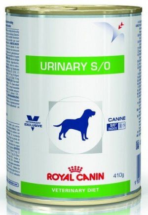 Royal Canin Veterinary Diet Canine Urinary S/O puszka 410g 1