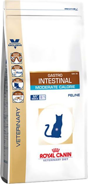 Royal Canin Veterinary Diet Feline Gastro Intestinal Moderate Calorie 400g 1
