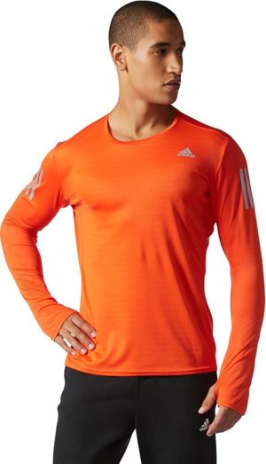 Adidas Koszulka męska Response Long Sleeve Tee pomarańczowa r. S (BP7485) 1