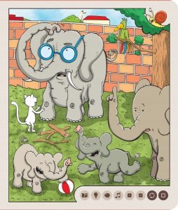 Albi Czytaj z Albikiem - Zestaw Zwierzęta w zoo 3+ 3