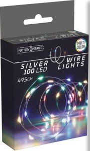 Lampki choinkowe Christmas decoration Lampki druciki na baterie girlanda 100 LED multikolor 1