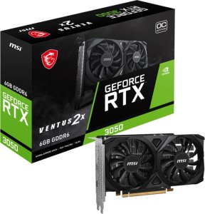 Karta graficzna MSI GeForce RTX 3050 Ventus 2X E OC 6GB GDDR6 1