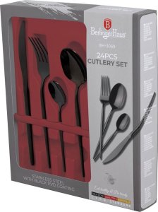 Berlinger Haus SZTUĆCE 24 ELEM. BERLINGER HAUS BH-3069 POŁYSK SHINY BLACK 4