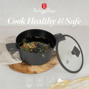 Berlinger Haus GARNEK TYTANOWY Z POKRYWĄ 28cm BERLINGER HAUS BH-8132 ANTRACIT 9