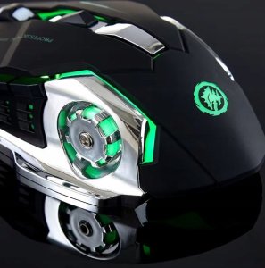 Mysz Vega ECOBOX* MYSZ PRZEWODOWA GAMINGOWA CZARNA PODŚWIETLANIE 7 KOLORÓW> 2