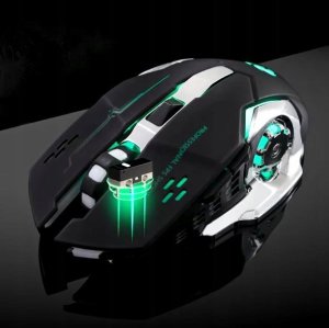 Mysz Vega ECOBOX* MYSZ PRZEWODOWA GAMINGOWA CZARNA PODŚWIETLANIE 7 KOLORÓW> 7