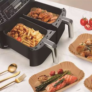 Klausberg Papier do pieczenia na frytki do frytkownicy beztłuszczowej - 100szt. (7783) 2