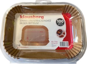 Klausberg Papier do pieczenia na frytki do frytkownicy beztłuszczowej - 100szt. (7783) 4