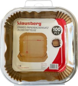 Klausberg WKŁAD PAPIEROWY DO FRYTOWNICY 20x20cm 100szt. KLAUSBERG KB-7782 6