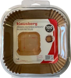 Klausberg Wkład papierowy do frytkownicy 16x16cm 100szt. (KB-7781) 6