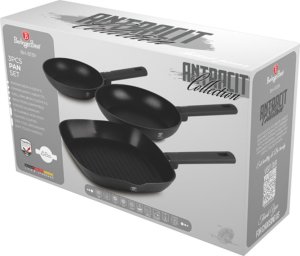 Patelnia Berlinger Haus zestaw Tytanowa 20 24 28cm 9