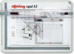 Rotring ROTRING Zeichenplatte rapid A3 im College Case 3