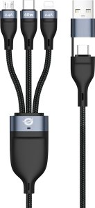 Kabel USB Conceptronic CONCEPTRONIC Kabel USB-C/A 3.0 -> 3-in-1  60W 1.50m 480Mbps 1