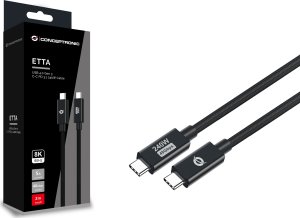 Kabel USB Conceptronic USB-C - USB-C 2 m Czarny (ETTA04B20) 3