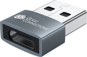 Adapter USB Good Connections USB-A - USB-C Szary  (USB-AD203-3) 2