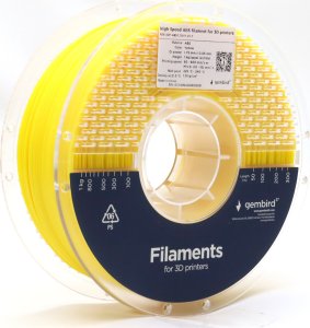 Gembird GEMBIRD Filament ABS High Speed żółty 1 75 mm 1 kg 2