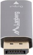Adapter AV Lanberg Adapter Lanberg Displayport (M) -> HDMI (F) 4K srebrny 3