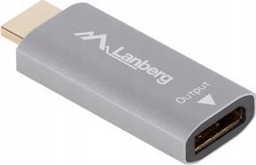Adapter AV Lanberg HDMI - HDMI srebrny (AD-HD-DP-01) 3