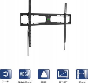 Akyga AKYGA AK-MB-09 TV Wall Mount Bracket 60kg VESA 800x600mm 37-85inch 2