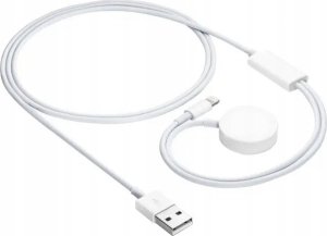 Akyga AKYGA AK-SW-43 USB Charging cable for Apple Watch Ultra 2 Series 987654321 + Lightning plug 1m 1