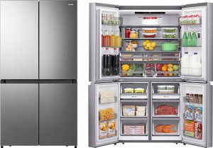 Lodówka Gorenje Chodziarko-zamrażarka NRM918EUX multidoor 1