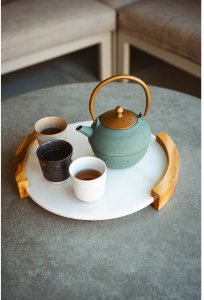 Bredemeijer Bredemeijer Teapot Sakura 1,2l Cast Iron blue 153040 3