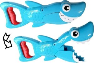 LeanToys Gra Kąpielowa Rekin Łowca Rybek Siatka Podbierak 4