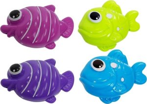 LeanToys Gra Kąpielowa Rekin Łowca Rybek Siatka Podbierak 6