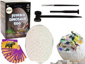 LeanToys Zestaw Archeologiczny Wykopaliska Ogromne Jajo 12 Figurek Dinozaur 1