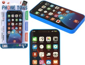 LeanToys Dziecięcy Telefon Ze Światłem i Muzyką Niebieski 1