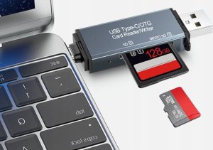 Czytnik Czytnik kart USB3.0 + TypeC 6