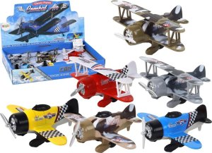 LeanToys Samolot Z Napędem Śmigłowiec Aluminiowy Kolorowy Mix 1