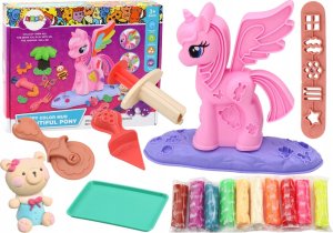 LeanToys Ciastolina Jednorożec DIY Masa Plastyczna Zestaw Akcesoria 1