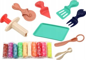 LeanToys Ciastolina Jednorożec DIY Masa Plastyczna Zestaw Akcesoria 3