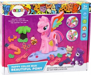 LeanToys Ciastolina Jednorożec DIY Masa Plastyczna Zestaw Akcesoria 4