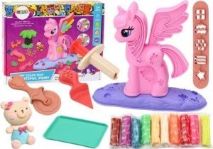 LeanToys Ciastolina Jednorożec DIY Masa Plastyczna Zestaw Akcesoria 5
