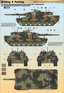 Olymp Aircraft Model czołgu do sklejania Leopard 2A4 1:35 G-60 1