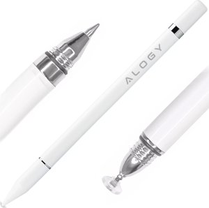 Rysik Alogy Rysik 2w1 Alogy dotykowy pojemnościowy precyzyjny do ekranu telefonu tabletu z długopisem Biały 15