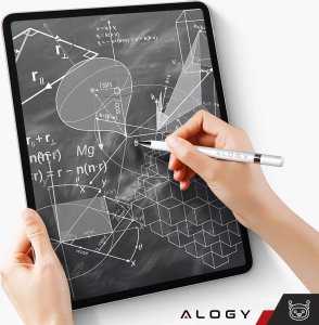 Rysik Alogy Rysik 2w1 Alogy dotykowy pojemnościowy precyzyjny do ekranu telefonu tabletu z długopisem Biały 3