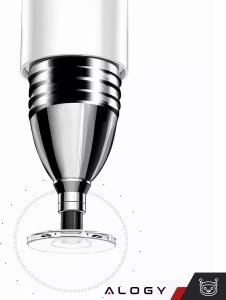 Rysik Alogy Rysik 2w1 Alogy dotykowy pojemnościowy precyzyjny do ekranu telefonu tabletu z długopisem Biały 5