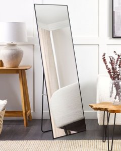 Beliani Lustro stojące 50 x 156 cm czarne BEAUVAIS 2