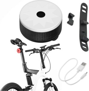 Alogy Lampka rowerowa Światło rowerowe Tylne czerwone LED pod siodełko Migająca lampa na rower tył 20