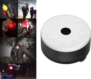 Alogy Lampka rowerowa Światło rowerowe Tylne czerwone LED pod siodełko Migająca lampa na rower tył 2