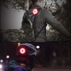 Alogy Lampka rowerowa Światło rowerowe Tylne czerwone LED pod siodełko Migająca lampa na rower tył 6