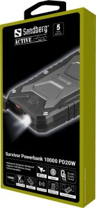 Powerbank Sandberg Survivor Powerbank 10000 PD20W 8